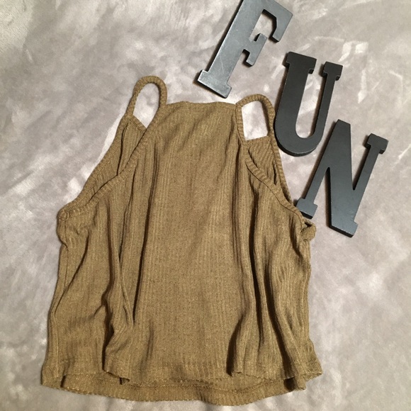 🌵TOPSHOP tank top Green Size 8 - Picture 4 of 5
